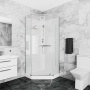 Душевая кабина без крыши 90х90x215 Cerutti SPA Chika 901T Душевая кабина без крыши 90х90x215 Cerutti SPA Chika 901T