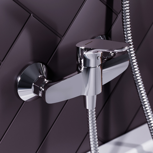 Смеситель для ванны Damixa Jupiter 772000001 хром глянцевый