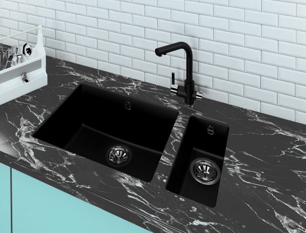 Кухонная мойка подстольная 22x44 Florentina 24.050.00160.302 Антрацит Кухонная мойка подстольная 22x44 Florentina 24.050.00160.302 Антрацит