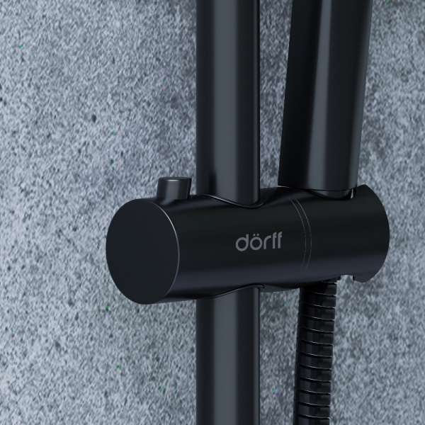 Душевая стойка Dorff Norma D0712020 черный матовый