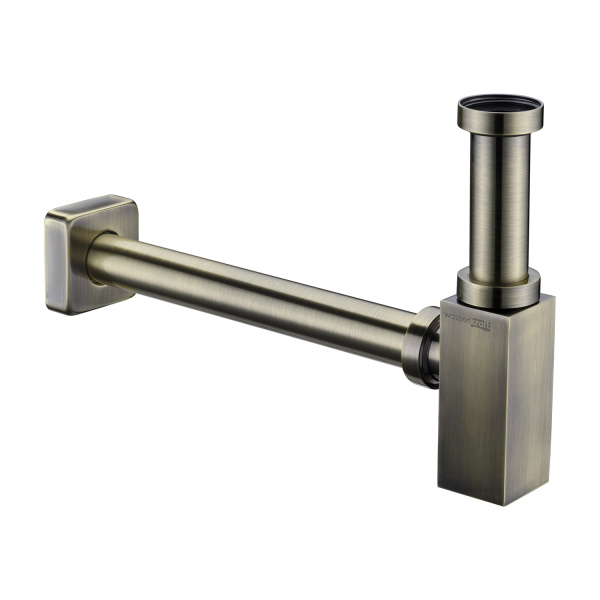 Сифон для раковины WasserKRAFT Exter A096 светлая бронза