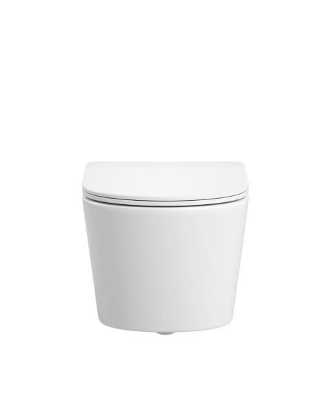 Унитаз подвесной Sapbox Lumara SB1124C1-MW безободковый с микролифтом