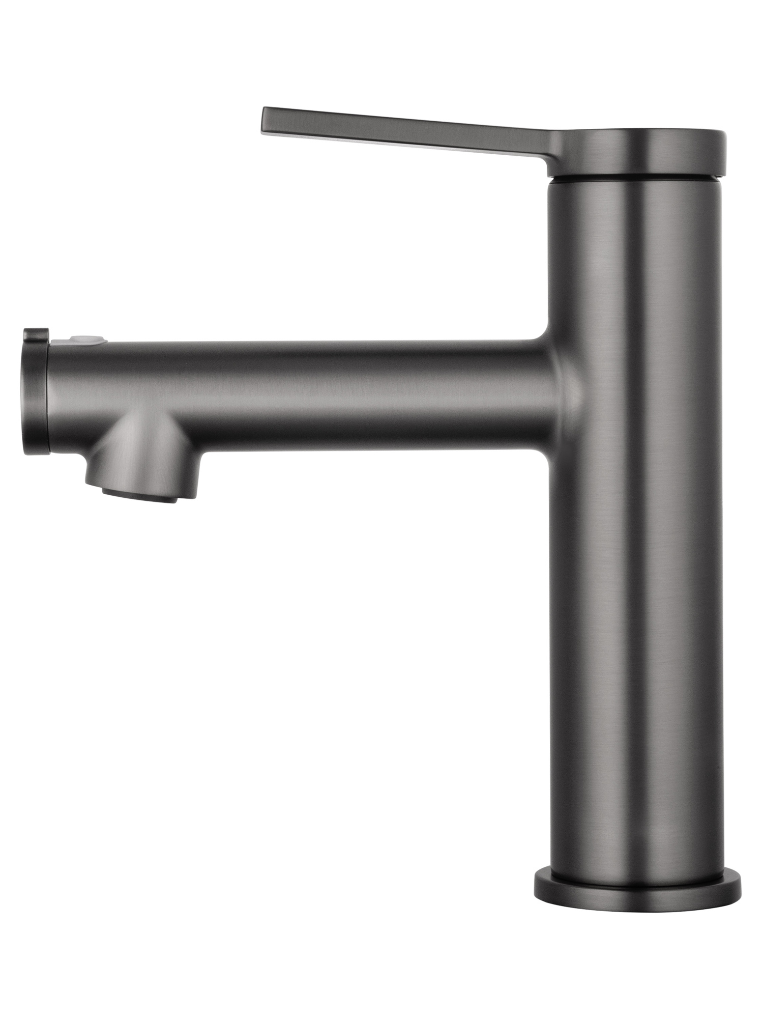 Смеситель для раковины Wonzon & Woghand WW-H1017-BGG темный графит брашированный