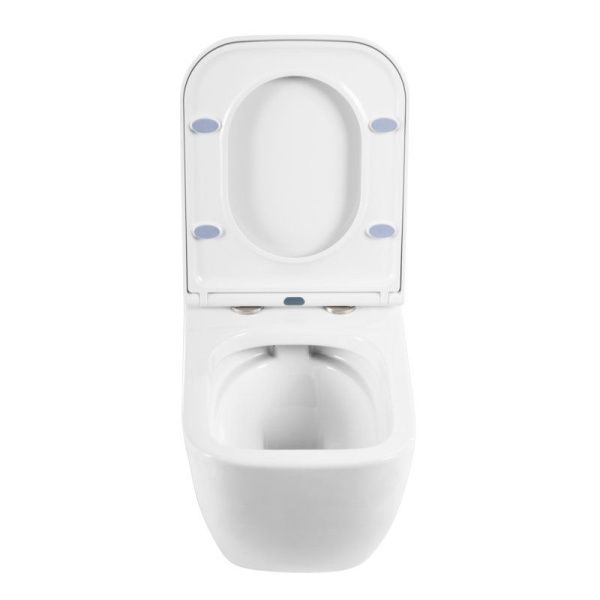 Унитаз подвесной безободковый с сиденьем  BelBagno ALPINA BB10100CHR/SC Унитаз подвесной безободковый с сиденьем  BelBagno ALPINA BB10100CHR/SC