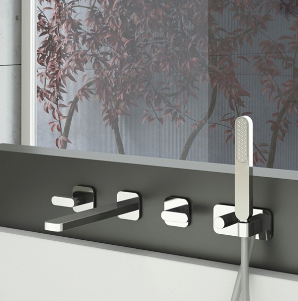 Смеситель для ванны Webert Living LV720901015 хром глянцевый