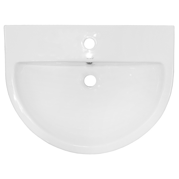 Раковина Creo Ceramique Rennes 60 см RE3000+RE3010 с пьедесталом