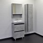 Тумба с раковиной Comforty Эдинбург 60 см 00-00004763 напольная бетон светлый