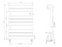 Полотенцесушитель водяной BOHEME Venturo Chrome 720-CR Полотенцесушитель водяной BOHEME Venturo Chrome 720-CR