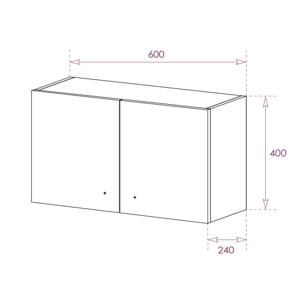 Шкаф Onika Нива 60 см 306002 подвесной белый