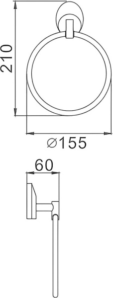 Полотенцедержатель HAIBA HB1604