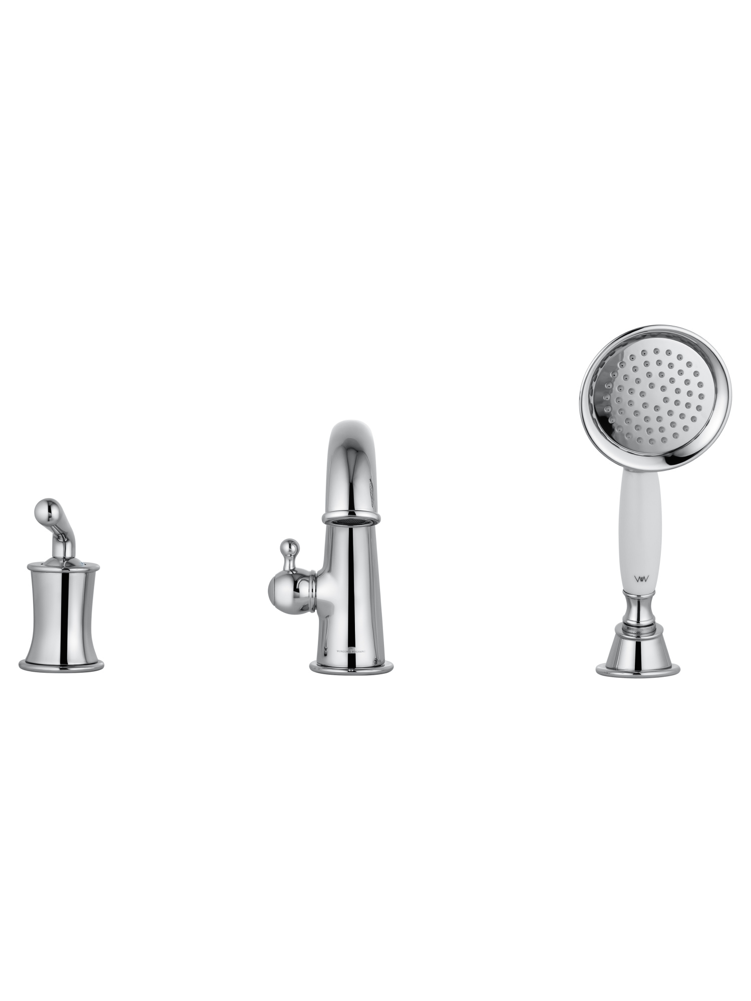 Смеситель на борт ванны Wonzon & Woghand Steam WW-88659008-CR хром глянцевый