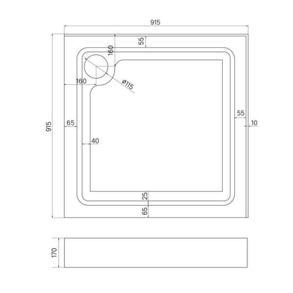 Поддон душевой 90х90 170мм IDDIS Optima Home OPH1WS9i22 Поддон душевой 90х90 170мм IDDIS Optima Home OPH1WS9i22