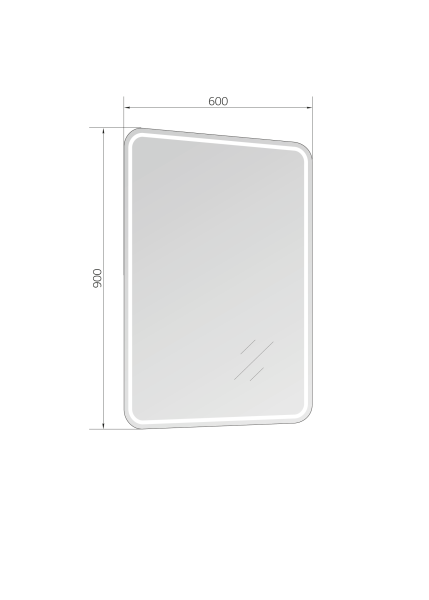Зеркало 1Marka Modern 60 У52209 Зеркало 1Marka Modern 60 У52209
