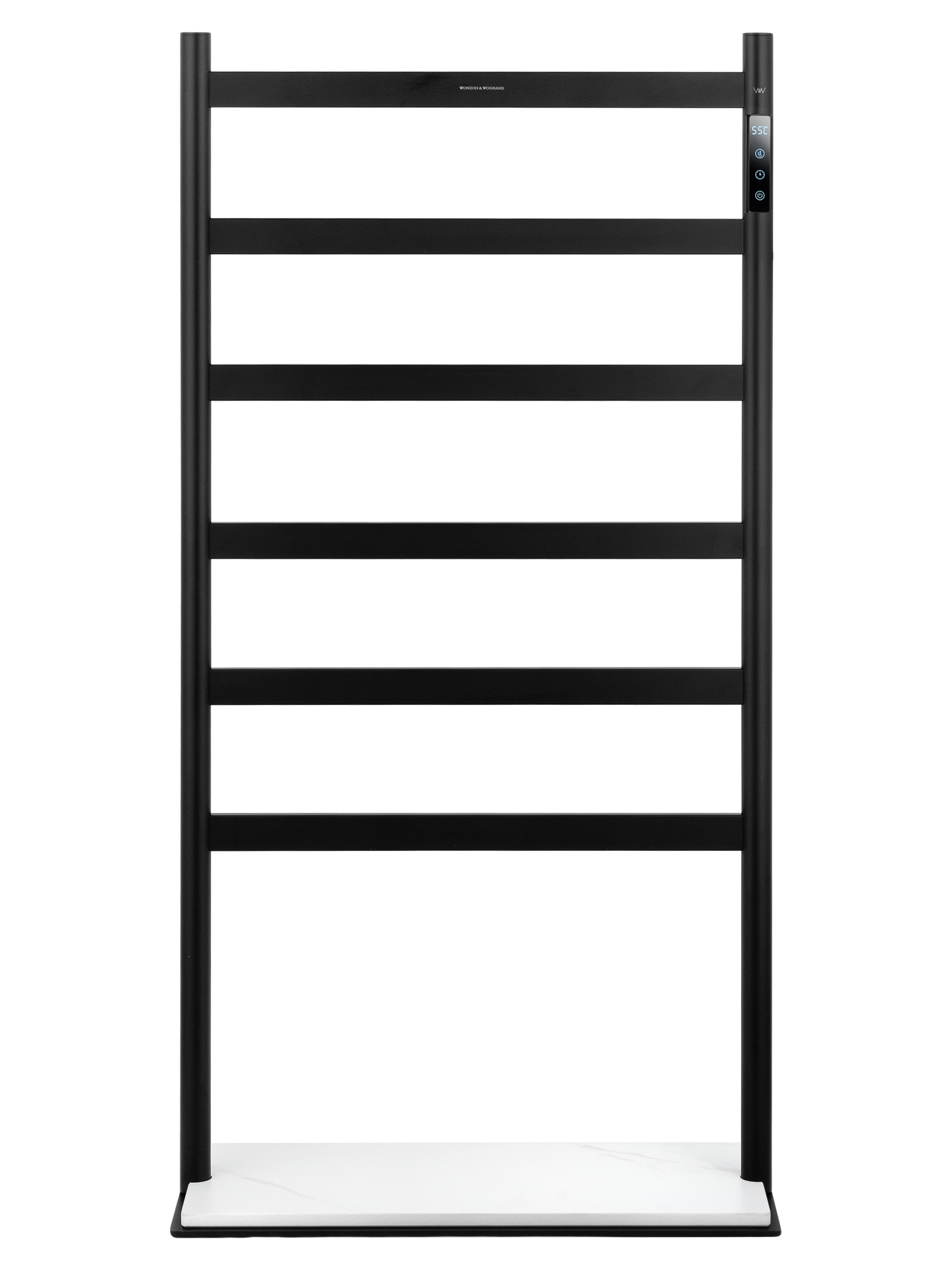 Полотенцесушитель электрический Wonzon & Woghand Essen WW-A406-MB напольный черный матовый