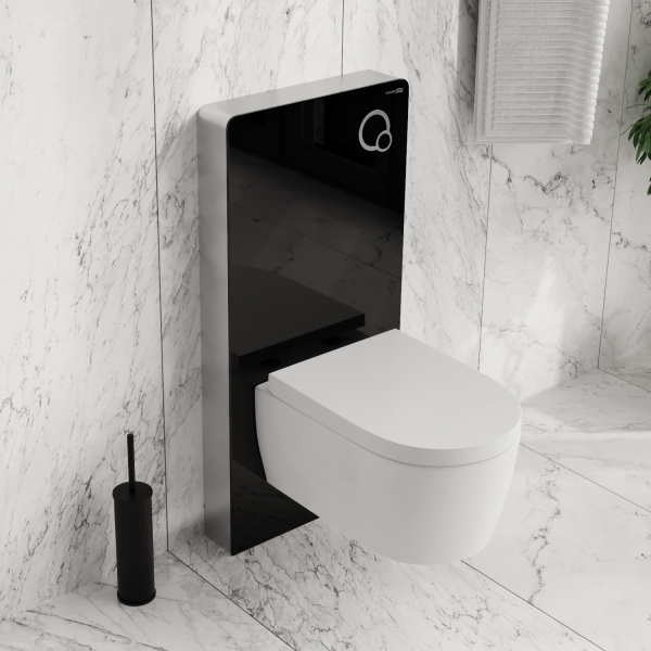 Пристенный модуль внешняя инсталляция для унитазов WasserKRAFT Naab 86TLT.040.PE.BL Пристенный модуль внешняя инсталляция для унитазов WasserKRAFT Naab 86TLT.040.PE.BL