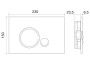 Комплект 2 в 1  инсталляция с кнопкой  BelBagno  BB001-120/BB014-SR-BIANCO Комплект 2 в 1  инсталляция с кнопкой  BelBagno  BB001-120/BB014-SR-BIANCO