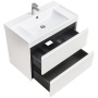 Тумба под раковину Roca Ona 80 см A857630509 подвесная белая