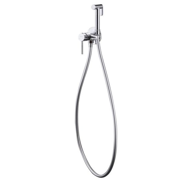 Смеситель с гигиеническим душем ABBER Wasser Kreis AF8125 хром Смеситель с гигиеническим душем ABBER Wasser Kreis AF8125 хром