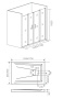 Душевое ограждение GOOD DOOR INFINITY WTW-TD-180-C-CH 180x180x185 Душевое ограждение GOOD DOOR INFINITY WTW-TD-180-C-CH 180x180x185