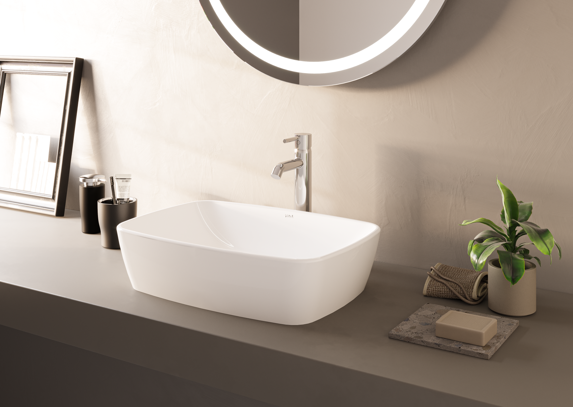 Смеситель для раковины VitrA Minimax S A41990EXP хром глянцевый