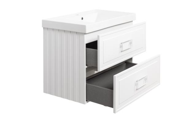 Тумба под раковину La Fenice Cubo Bianco TWIN белый 80 FNC-01-CUB-B-80-2 Тумба под раковину La Fenice Cubo Bianco TWIN белый 80 FNC-01-CUB-B-80-2