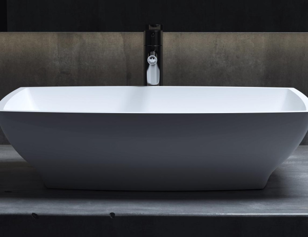 Раковина накладная Salini Gloria 60 см 1102204M белая