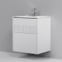 Тумба под раковину Am.Pm Func 60 см M8FFUX0602WM подвесная белая
