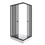 Душевой уголок 100x80 Niagara Eco NG-018-14QT низкий поддон стекло тонированное Душевой уголок 100x80 Niagara Eco NG-018-14QT низкий поддон стекло тонированное