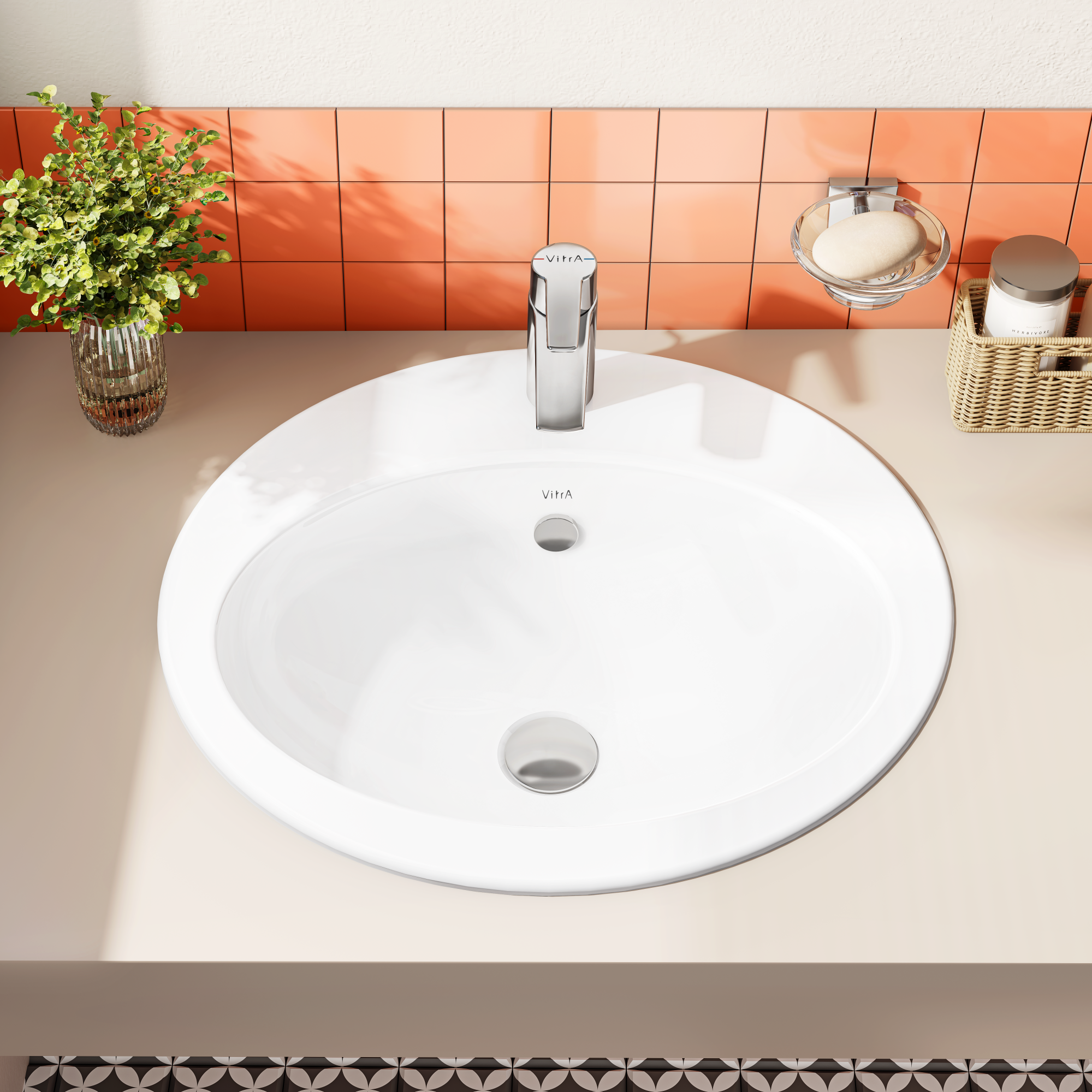 Раковина накладная VitrA S20 55 см 5468B003-0001