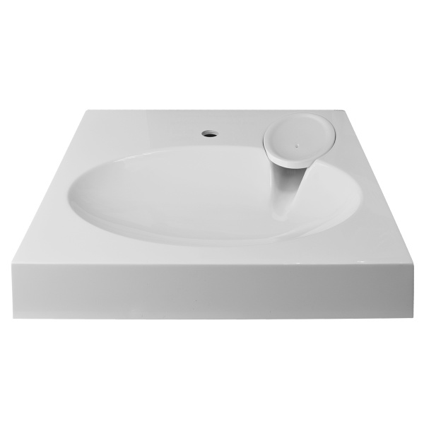 Раковина квадратная литьевой мрамор 60x60 Azario Elegance CS00086606