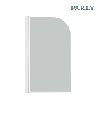 Штора для ванной стеклянная Parly F04F белый