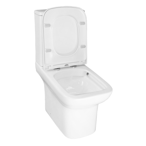 Унитаз-компакт Azario Alba AZ-8323 безободковый с микролифтом