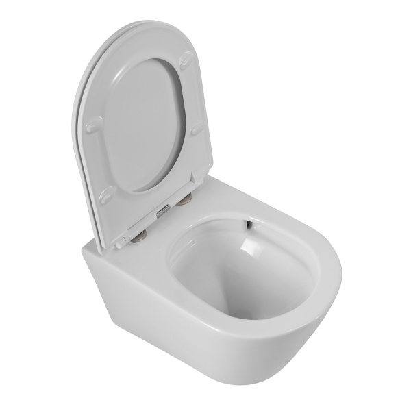 Унитаз Cezares Liner CZR-3808-53-TH-TOR/SC подвесной безободковый с микролифтом