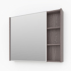 Шкаф зеркальный Какса-А Novella 80 см 005356 ясень анкор темный