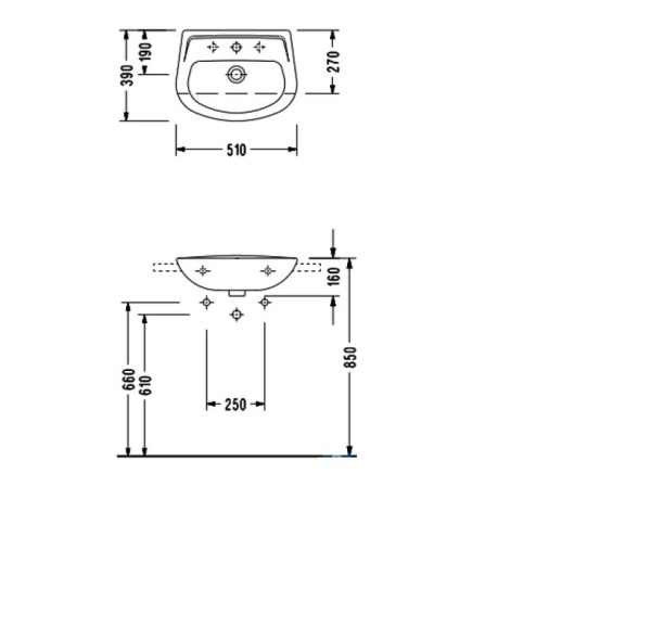 Раковина Serel Friendly 6734 510x390x160 Раковина Serel Friendly 6734 510x390x160