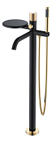 Смеситель напольный Boheme STICK BLACK 129-BG.2 TOUCH Gold Смеситель напольный Boheme STICK BLACK 129-BG.2 TOUCH Gold