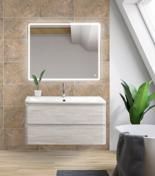 База под раковину  BelBagno ALBANO ALBANO-1000-2C-SO-RVB дуб База под раковину  BelBagno ALBANO ALBANO-1000-2C-SO-RVB дуб