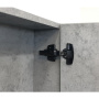 Шкаф зеркальный Comforty Франкфурт 90 см 00-00006504 R бетон светлый
