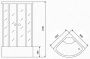 Душевая кабина 90x90 TIMO T-7790 Душевая кабина 90x90 TIMO T-7790