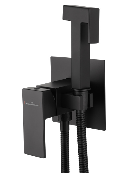 Гигиенический душ Wonzon & Woghand Cube WW-88829016-MB черный матовый