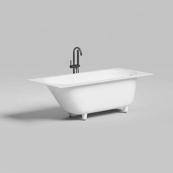 Ванна из искусственного камня Lofo 180x80 UM12312 Gelcoat глянцевая встраиваемая