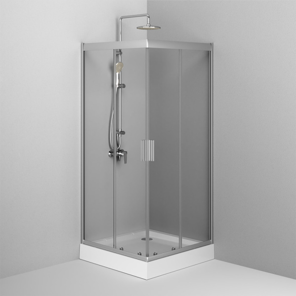 Душевой уголок AM.PM Gem 90x195x90 W90G-403-9090MT профиль хром