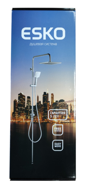 Душевая система ESKO ST950SQ хром Душевая система ESKO ST950SQ хром