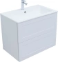 Тумба с раковиной Aquanet Терра 80 см 00323183 подвесная белая