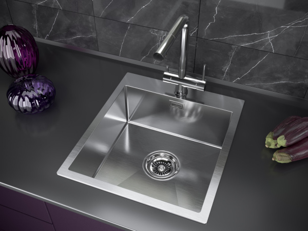 Мойка для кухни стальная 45x51 Paulmark PM804551-BS