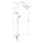 Душевая система VIDIMA BALANCE SH BA274AA Душевая система VIDIMA BALANCE SH BA274AA