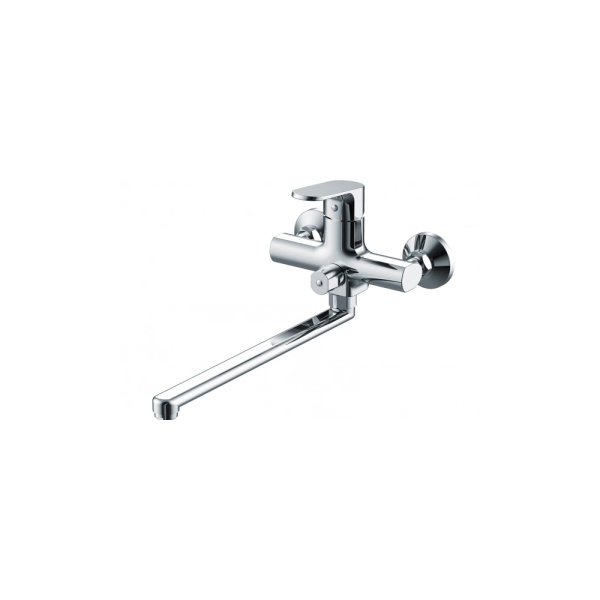 Смеситель для ванны c длинным изливом Bravat Pure F6105161C-01A Смеситель для ванны c длинным изливом Bravat Pure F6105161C-01A