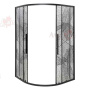 Душевой уголок AvaCan 100x195x100 HB100 профиль черный