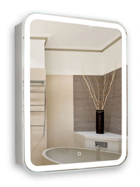 Зеркало-шкаф 50 см с LED подсветкой Silver Mirrors Фиджи 50 левый/правый LED-00002362 Зеркало-шкаф 50 см с LED подсветкой Silver Mirrors Фиджи 50 левый/правый LED-00002362