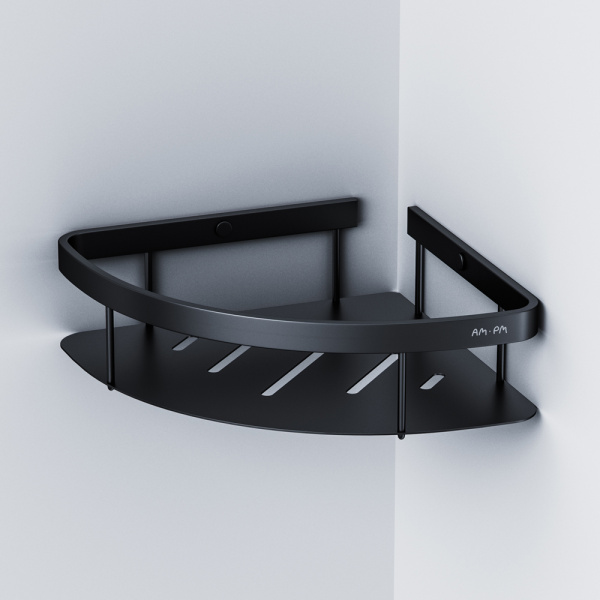 Полка для душа AM.PM Sense L 20755 A7454122 черная матовая